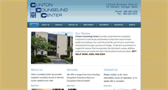 Desktop Screenshot of clintoncounseling.org